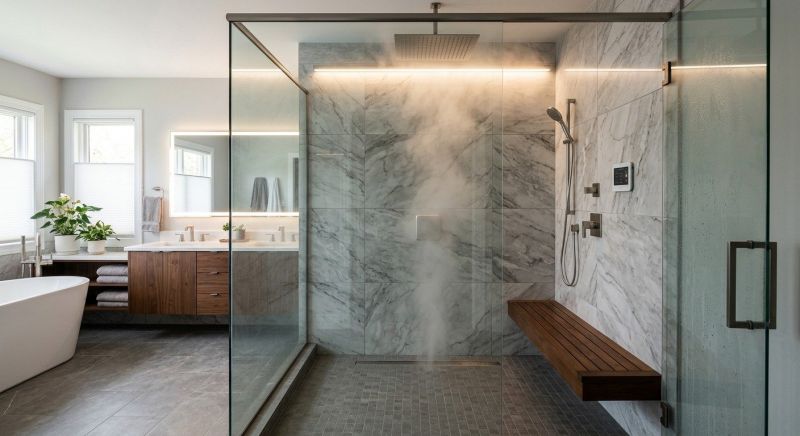 Granite Shower Installation in Maricopa County, AZ